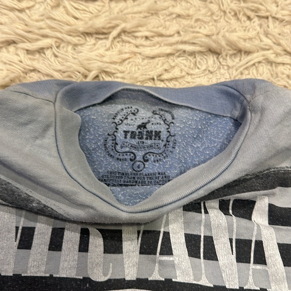Trunk Nirvana Blue Nevermind Sweatshirt Size 4 - Picture 2 of 3